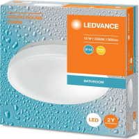 LEDVANCE Kúpeľňové stropné svietidlo, priemer 210mm, 900lm, 12W, 3000K, IP44 AC464780055