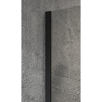 Gelco VARIO BLACK jednodielna sprchová zástena na inštaláciu k stene, matné sklo, 1300 mm GX1413GX1014