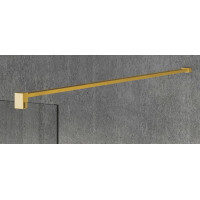 Gelco VARIO GOLD MATT jednodielna sprchová zástena na inštaláciu k stene, dymové sklo, 1000 mm GX1310-01
