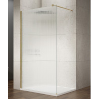 Gelco VARIO GOLD jednodielna sprchová zástena na inštaláciu k stene, sklo nordic, 1400 mm GX1514-08
