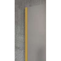 Gelco VARIO GOLD MATT jednodielna sprchová zástena na inštaláciu k stene, číre sklo, 1200 mm GX1212-01