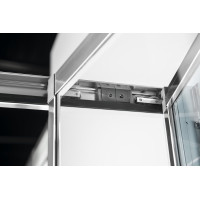 Polysan EASY LINE trojstenný sprchovací kút 800x1000mm, skladacie dvere, L/P variant, číre sklo EL1980EL3415EL3415