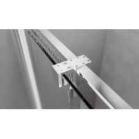 Polysan ROLLS LINE obdĺžnikový sprchovací kút 1300x1000 mm, L/P variant, číre sklo RL1315RL3415