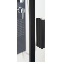 Polysan ZOOM LINE BLACK obdĺžnikový sprchovací kút 1100x800mm L/P variant ZL1311BZL3280B
