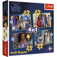 TREFL Puzzle Prianie: Splnené sny 4v1 (35,48,54,70 dielikov)