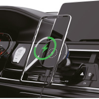 Solight magnetický držiak MagSafe do auta s bezdrôtovým nabíjaním Qi 15W