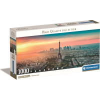 CLEMENTONI Panoramatické puzzle Paríž 1000 dielikov