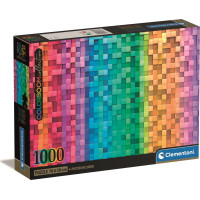 CLEMENTONI Puzzle ColorBoom: Pixel 1000 dielikov