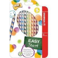 STABILO EASYstart sada 12 pasteliek pre ľavákov s strúhadlom