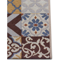 Behúň Cappuccino 105881 Mosaik Brown Multicolored