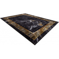 Kusový koberec Miro 51278.809 Marble black/gold