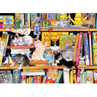 COBBLE HILL Rodinné puzzle Čas mačacích príbehov 350 dielikov