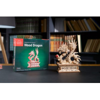 Ugears 3D drevené mechanické puzzle Drak