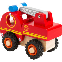 small foot Drevené hasičské auto s rebríkom
