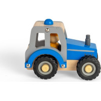 Bigjigs Toys Traktor modrý