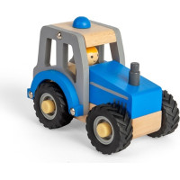 Bigjigs Toys Traktor modrý