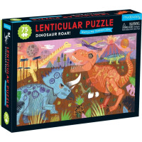 Mudpuppy Puzzle Lentikulárne Dinosaury 75 dielikov