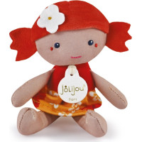 Doudou Jolijou Bábika Lola 16 cm červená