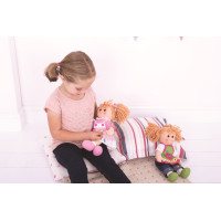 Bigjigs Toys Látková bábika Laura 34 cm