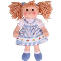 Bigjigs Toys Látková bábika Christina 34 cm