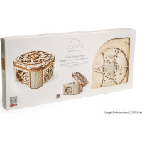 Ugears 3D drevené mechanické puzzle Šperkovnica