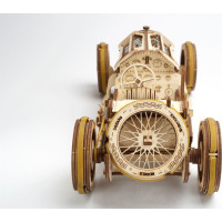 Ugears 3D drevené mechanické puzzle U9 Auto (Grand Prix)