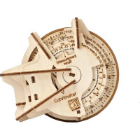 Ugears 3D drevené mechanické puzzle STEM krivkomer (opisometer)