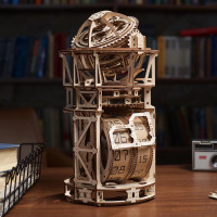 Ugears 3D drevené mechanické puzzle Hodinový strojček s tourbillonom