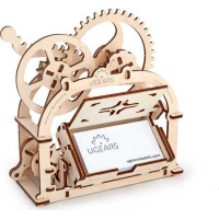 Ugears 3D drevené mechanické puzzle Box na vizitky