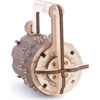 Ugears 3D drevené mechanické puzzle Zámok