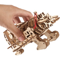 Ugears 3D drevené mechanické puzzle Lietadlo Mad Hornet