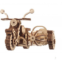 Ugears 3D drevené mechanické puzzle Harry Potter Hagridova lietajúca motorka