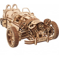 Ugears 3D drevené mechanické puzzle Trojkolka UGR-S