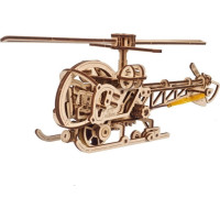 Ugears 3D Drevené mechanické puzzle MINI Helicopter