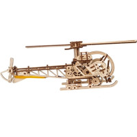 Ugears 3D Drevené mechanické puzzle MINI Helicopter