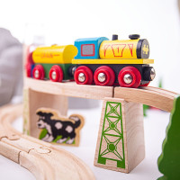 Bigjigs Rail Drevená vláčikodráha horská cesta 112 dielov