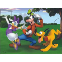 Dino Drevené licenčné kocky Mickey Mouse – 12 kociek