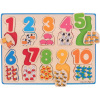 Bigjigs Toys Počítacie puzzle 2