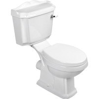 Aqualine ANTIK WC kombi retro + sedátko, biela AK107-01