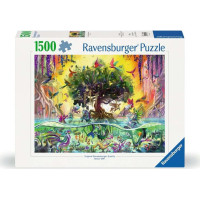 RAVENSBURGER Puzzle Jednorožec z jazera a jeho priatelia 1500 dielikov