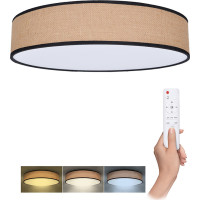 Solight LED osvetlenie s diaľkovým ovládačom Brownie, 60W, 4200lm, 50cm, zmena chromatickosti, stmievateľné