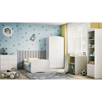 Regál BABY DREAMS 90 cm - biely/ružový