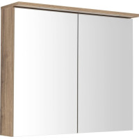 Aqualine KAWA STRIP galerka s LED osvetlením 80x70x22cm, dub emporio WGL38S