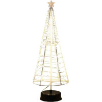 Dekoračný LED stromček MERRY - 33,5 cm - teplá biela