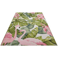 Kusový koberec Flair 105614 Tropical Flamingo Multicolored – na ven i na doma