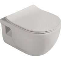 Sapho BRILLA WC sedadlo, SLIM, Soft Close, latte mat 100787-114