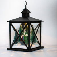 Dekoratívna LED lampa MERRY 23,5x23,5x37 cm - Jasličky