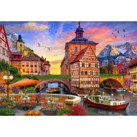 BLUEBIRD Puzzle Stará radnica, Bamberg Nemecko 1000 dielikov