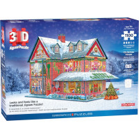 EUROGRAPHICS 3D puzzle Vianočná chalúpka 1100 dielikov