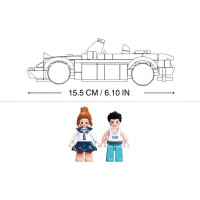 Sluban Model Bricks M38-B1128 Športové vozidlo MX5